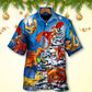 Christmas Dragon Family Light Hawaiian Shirt Detailed Pattern View For Thoughtful Gifting