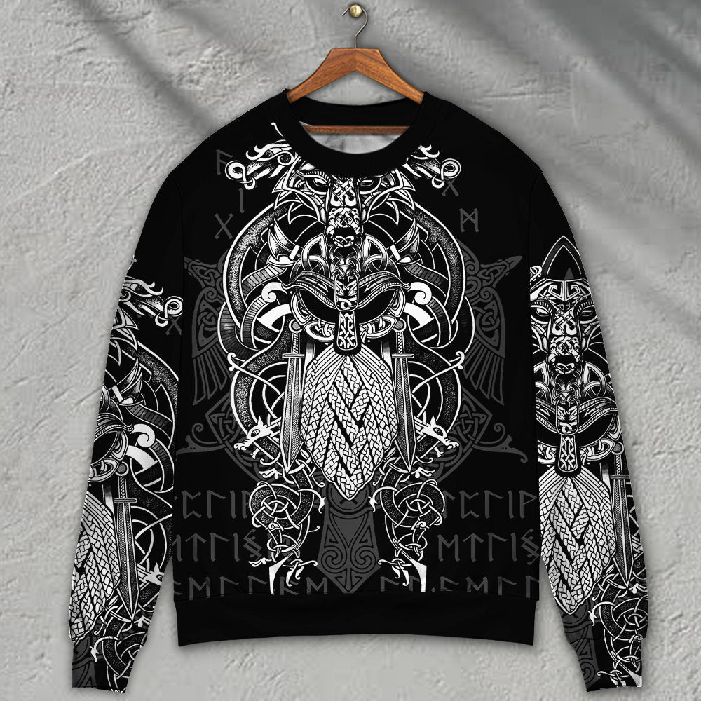 Viking Warrior Blood Sweater For Historical Events Travel And Comfortable Everyday Wear