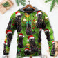 Black Cat Christmas Hoodie For Holiday Gatherings Winter Travel And Seasonal Gifting
