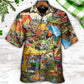 Camping Glamping Tent Family Picnic Hawaiian Shirt Creative Print View For Warm Weather Events