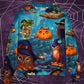 Halloween Owl Witch Night Sky Sweater For Art Fans Travel Parties And Distinctive Casual Style
