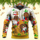Christmas Santa Beer Cheerful Hoodie For Festive Family Moments Winter Wear And Holiday Gift Ideas