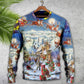 Christmas Playful Santa Holiday Sweater For Winter Celebrations Family Events And Relaxed Seasonal Styling