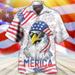 Eagle Independence Day American Hawaiian Shirt Artwork View For Coastal Escapes And Resort Style