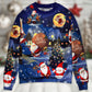 Christmas Santa And Gifts Sweater For Winter Celebrations Family Events And Thoughtful Gifting