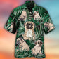 Tropical Funny Pitbull Yoga Pose Hawaiian Shirt For Poolside Relaxation And Sunny Getaways