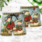 Christmas Snowman Beach Shorts Pattern Detail For Seaside Leisure And Thoughtful Gift Giving