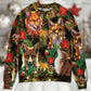 Christmas Foxmas Merry Holiday Sweater For Seasonal Parties Cozy Gatherings And Thoughtful Holiday Gifts