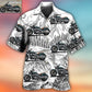 Motorcycle Personalized Photo Hawaiian Shirt Tropical Styling View For Resort Wear