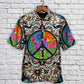 Bohemian Peace Galaxy Cosmic Hawaiian Shirt Artwork View For Coastal Escapes And Resort Style