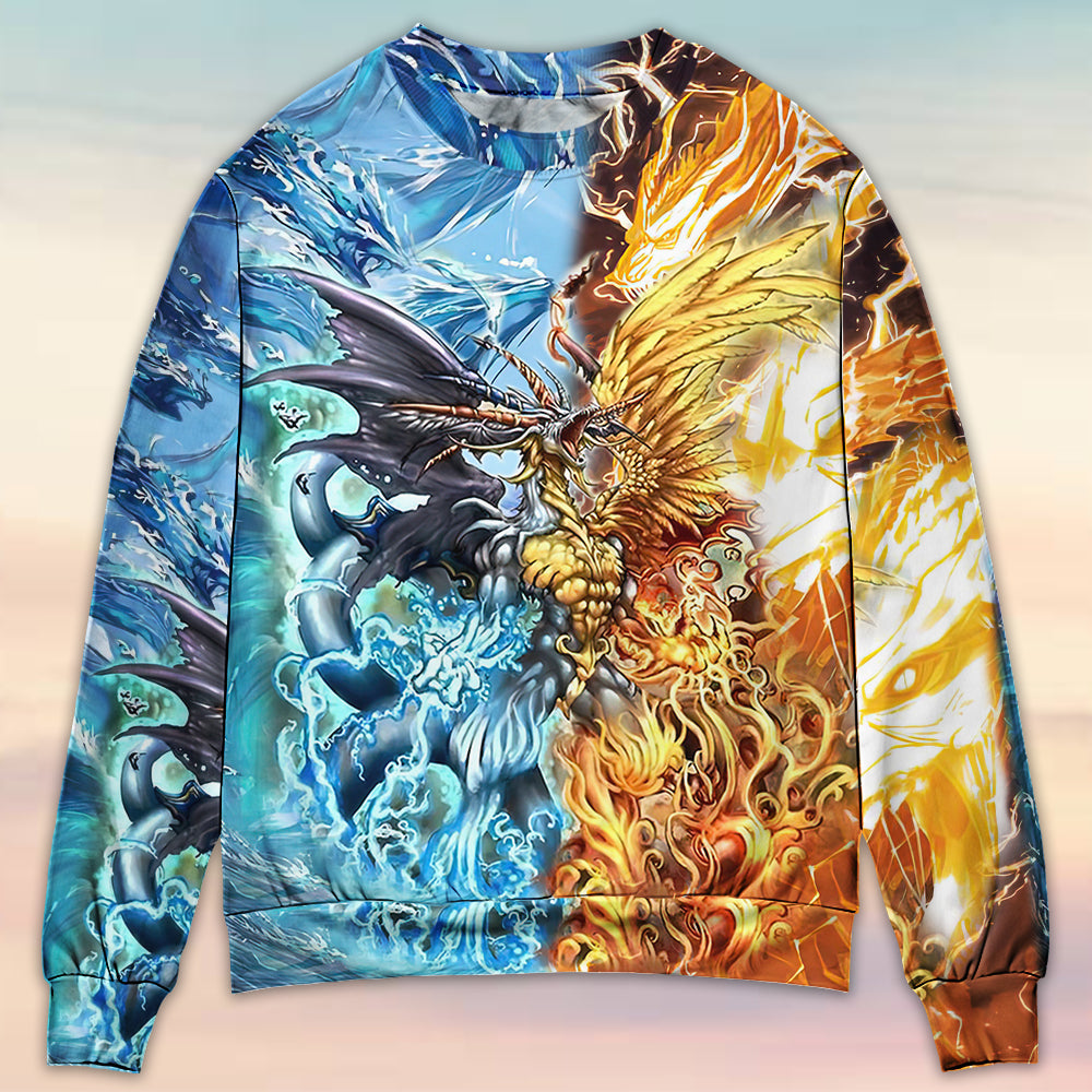 Dragon Immortal Fantasy Sweater For Nature Inspired Fashion Events And Relaxed Everyday Comfort