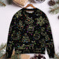 Christmas Neon Light Starry Night Sweater For Holiday Travel Winter Outings And Cheerful Gift Giving