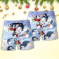 Christmas Penguin Beach Shorts Pattern Detail For Island Trips And Relaxed Casual Wear