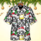 Cute Cat Meowy Christmas Hawaiian Shirt For Coastal Adventures And Warm Weather Wear