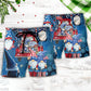 Independence Day Gnome Trio Patriotic Style Beach Shorts For Seasonal Summer Travel