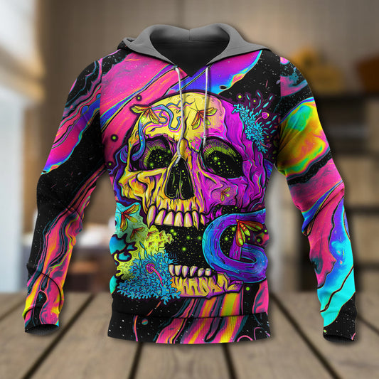 Neon Skull Moth Night Butterfly Hoodie For Gothic Art Lovers Daily Wear And Weekend Adventures