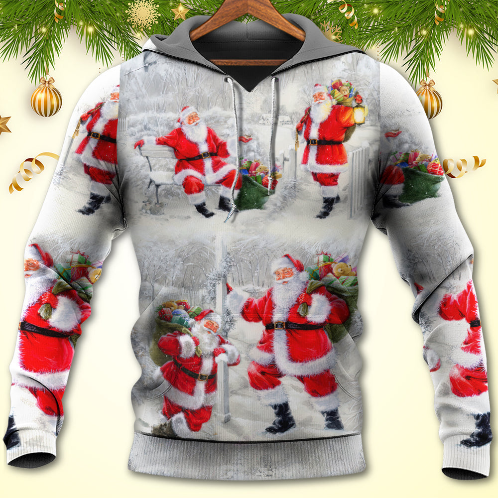 Christmas Santa Holiday Companion Hoodie For Winter Adventures Family Gatherings And Festive Everyday Style