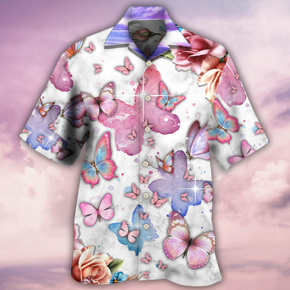 Butterfly Widow Hawaiian Shirt For Summer Events And Casual Outdoor Wear