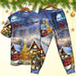 Santa Reindeer Snowman Family Holiday Short Sleeve Pajamas Set For Winter Nights And Thoughtful Gifting