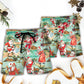 Christmas Coastal Santa Vacation Beach Shorts Pattern Detail For Vacation Style And Everyday Comfort