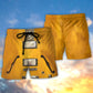 Semi Hollow Guitar Beach Shorts For Warm Weather Travel And Everyday Comfort