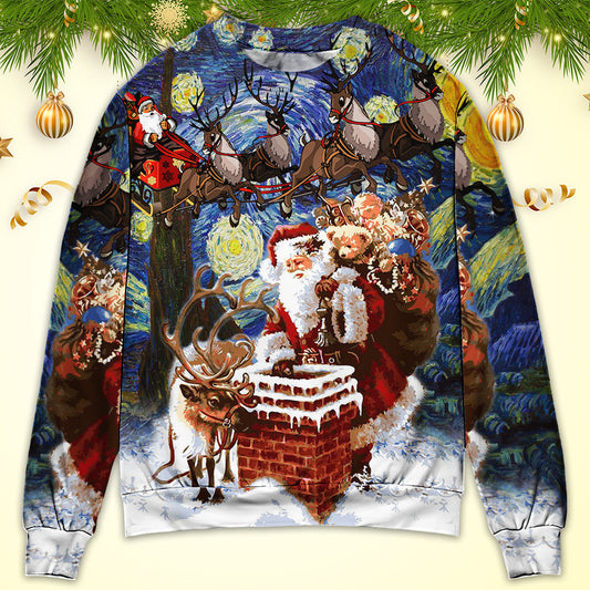 Christmas Santa Coming For You Sweater For Festive Parties Family Photos And Comfortable Seasonal Wear