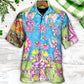 Pink Breast Cancer Courage Angel Ribbon Hawaiian Shirt Artwork View For Coastal Escapes And Resort Style