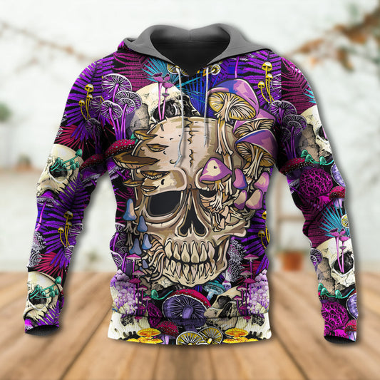 Neon Psychedelic Mushroom Hoodie For Colorful Outings Music Events And Everyday Style