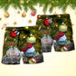 Christmas Frog Bauble Beach Shorts For Festive Vacation And Holiday Travel
