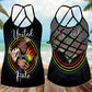 United Against Hate Hollow Tank Top For Yoga Workouts And Casual Wear