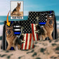 German Shepherd Personalized Photo Beach Shorts Design View For Summer Events And Coastal Getaways