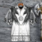 Black Norse Warrior Runic Raven Scandinavian Hawaiian Shirt For Summer Events And Casual Outdoor Wear