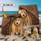 Dog Paw Various Leather Style Personalized Photo Beach Shorts Design Detail For Weekend Getaways And Beach Days