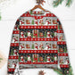 Christmas Santa And Snowman Happy Xmas Sweater For Winter Parties Seasonal Adventures And Relaxed Everyday Styling