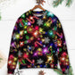 Christmas Tree Gifts Gingerbread Neon Sweater For Winter Parties Seasonal Adventures And Relaxed Everyday Styling