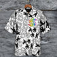 Rainbow Pride Proud Hawaiian Shirt Relaxed Style View For Warm Weather Events