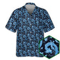Fantasy Role Dragon Hawaiian Shirt Collar And Front View For Warm Weather Events