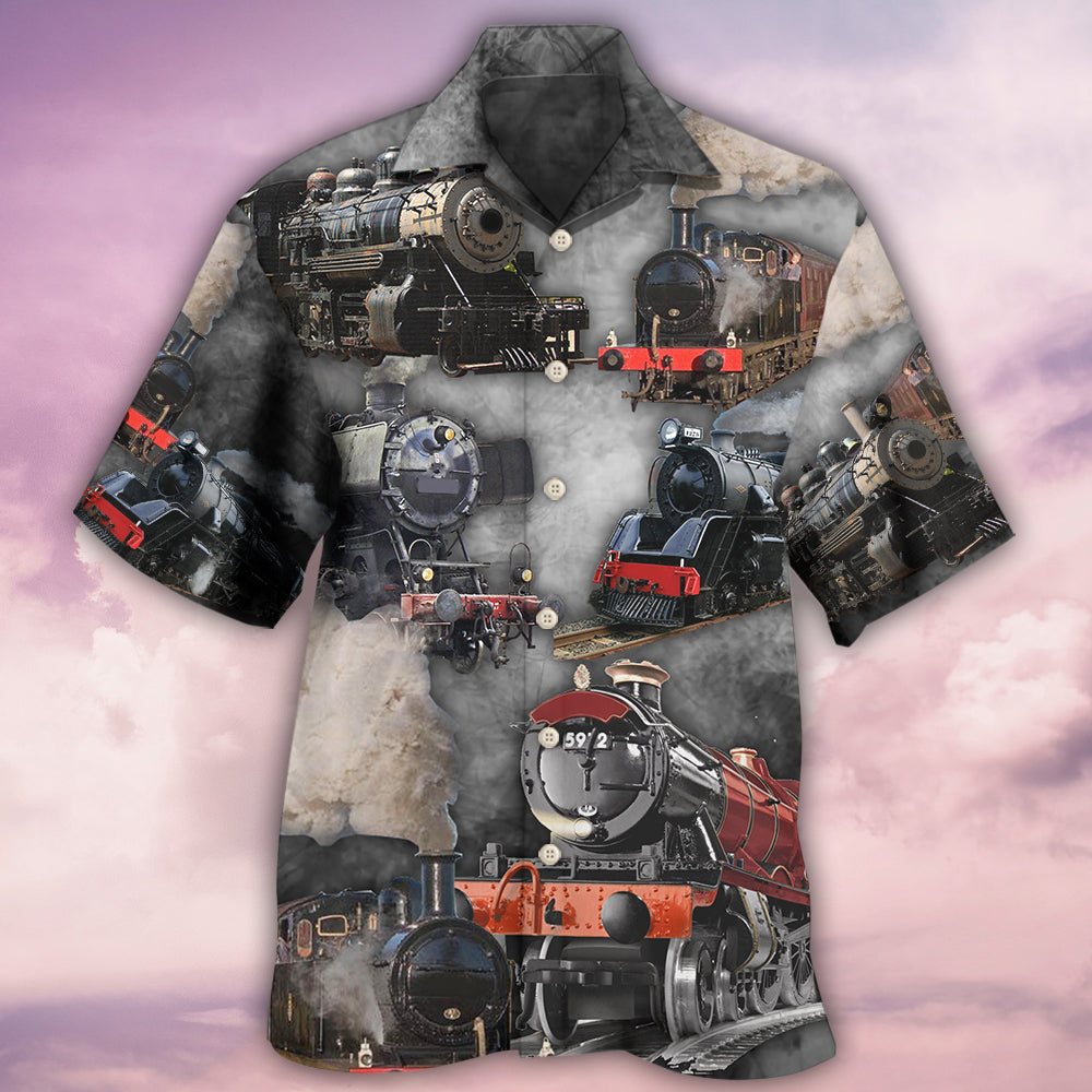 Mystical Train Land Hawaiian Shirt For Warm Weather Adventures And Everyday Comfort