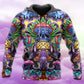 Hippie Mushroom Skull Hoodie For Boho Enthusiasts Seasonal Trips And Thoughtful Gifts