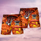 Food Sausage Grill Beach Shorts Pattern Detail For Poolside Fun And Lightweight Summer Style