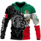Mexican Aztec Hoodie For Traditional Themes Outdoor Events And Casual Travel