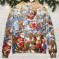 Cheerful Christmas Celebration Sweater For Seasonal Parties Cozy Gatherings And Thoughtful Holiday Gifts