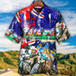 Australian Horse Racing Hawaiian Shirt Print Closeup For Vacation Style