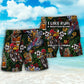 Wine Rum Mountain Biking Lover Beach Shorts Artwork View For Seaside Trips And Casual Style