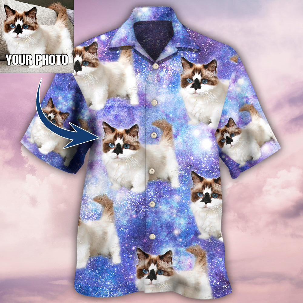 Cat Various Custom Photo Hawaiian Shirt Artwork Detail For Tropical Trips And Casual Outings