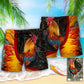 Chicken Rooster Lover Personalized Photo Beach Shorts For Sunny Holidays And Comfortable Daily Styling