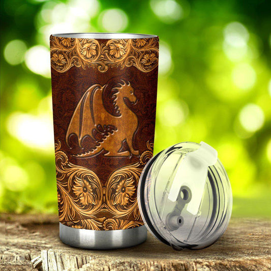 Dragon Lover 20 Oz Tumbler For Coffee Travel And Daily Drinks