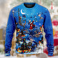 Christmas Skull Merry Xmas Sweater For Family Gatherings Winter Travel And Everyday Seasonal Comfort