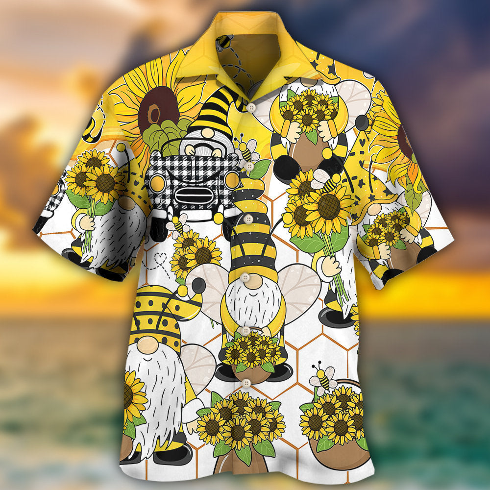 Gnome Hawaiian Shirt For Coastal Adventures And Warm Weather Wear