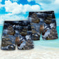 Sailing Storm Thunder Beach Shorts Pattern Detail For Vacation Style And Bright Summer Outfits